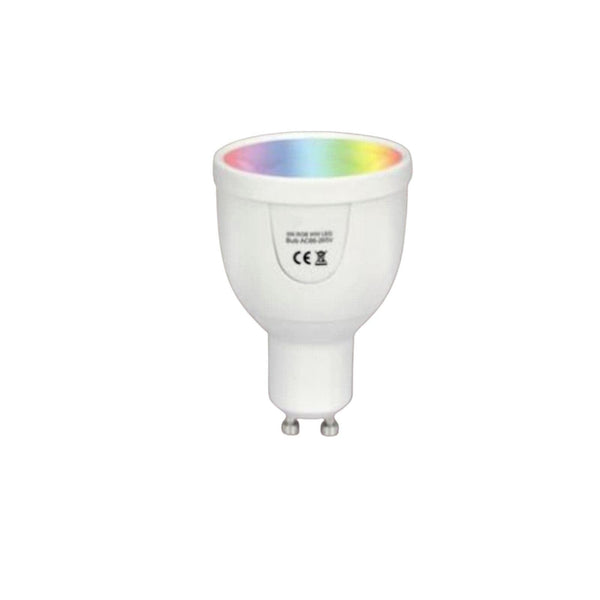 luminaire extérieur Ampoule led connectée GU10 GU–ILIGHT1 - 230V - RGB+CCT - 5W - Télecommandable - Mobalu Boutique