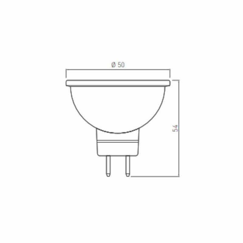 luminaire extérieur Ampoule Led GU5.3 SM4016–64 - 12V - Blanc froid 6400K° - 300 lumens - 4W - Mobalu Boutique