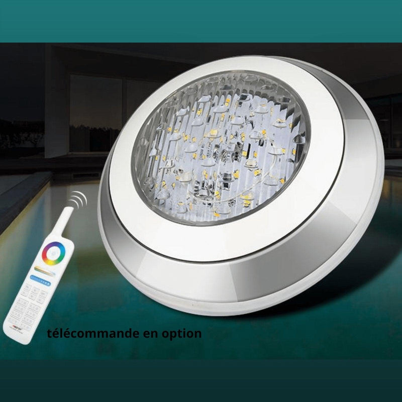 Hublot piscine RGB+CCT - 12~24V AC/DC - 15W Gamme LORA -1100 lumens - IP68 - Mobalu Boutique