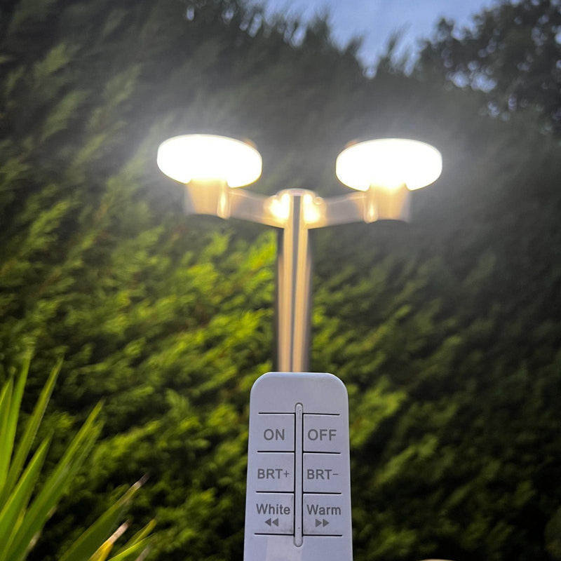 Lampadaire solaire Led ALTO 3000 - Hauteur 2m - Télécommandable - 300 à 3000 lumens - Mobalu Boutique