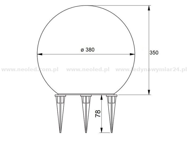 Sphère Lumineuse Déco extérieur/intérieur- 230V - Diamètre 38cm - IP65 - Mobalu Boutique