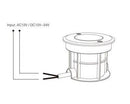 Spot led encastrable RGB+CCT Série LoRa - 12–24V AC/DC - Ø15cm - 600 lumens - IP68 - Mobalu Boutique