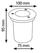 Spot encastrable leds intégrées diamètre 10cm - 230V - 500 lumens - Mobalu Boutique